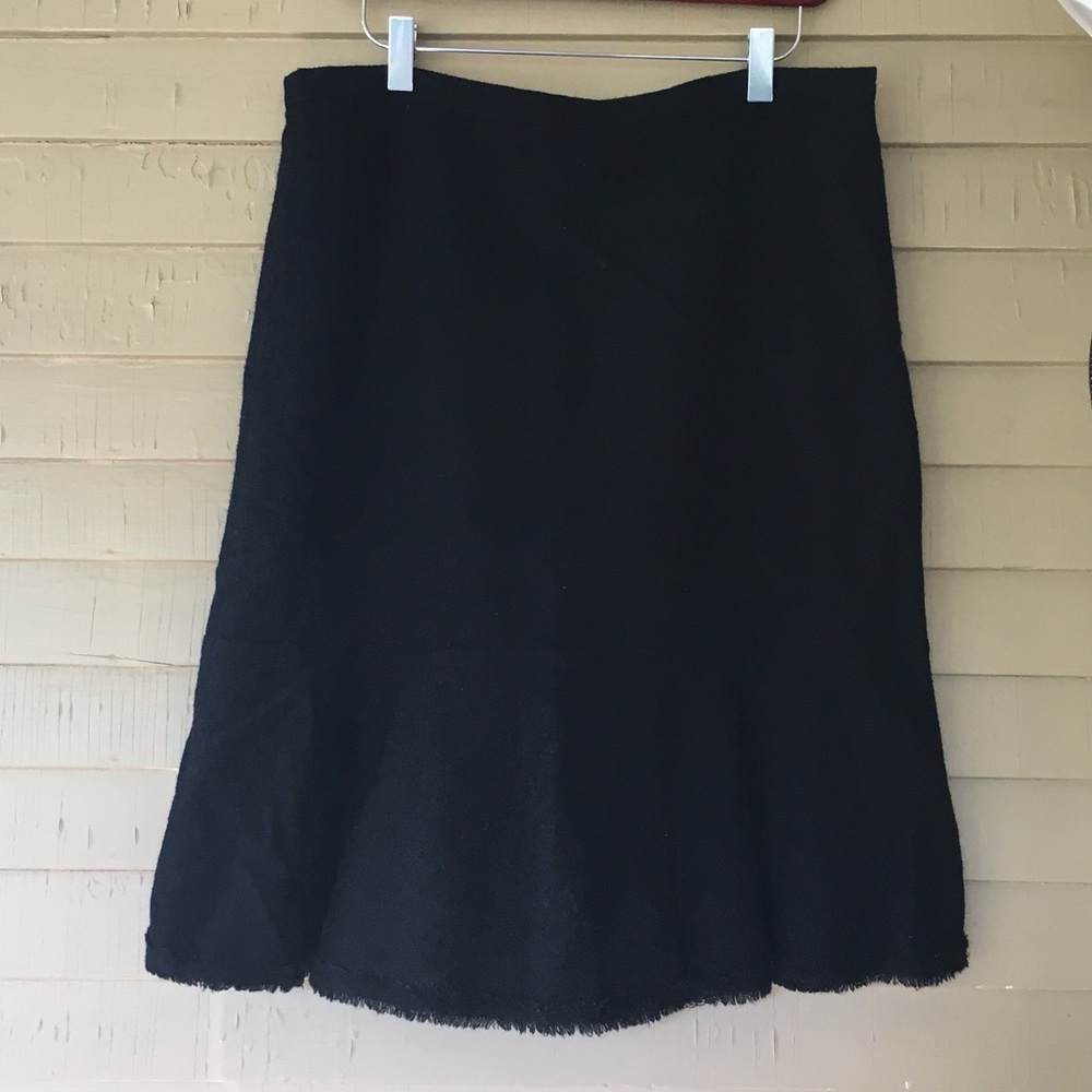 🌻(J. Crew) black skirt